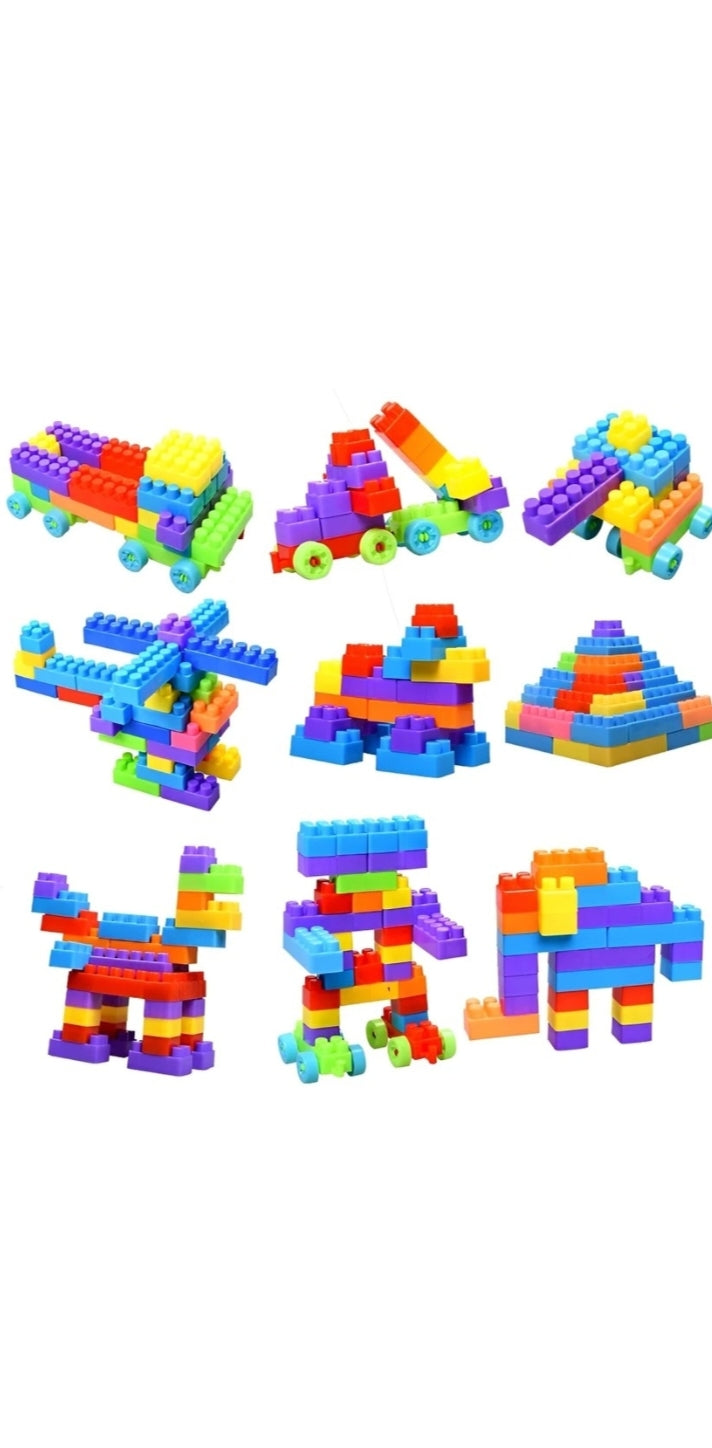 SHARVIL Creative 50+Pcs Building Blocks Puzzle for Kids