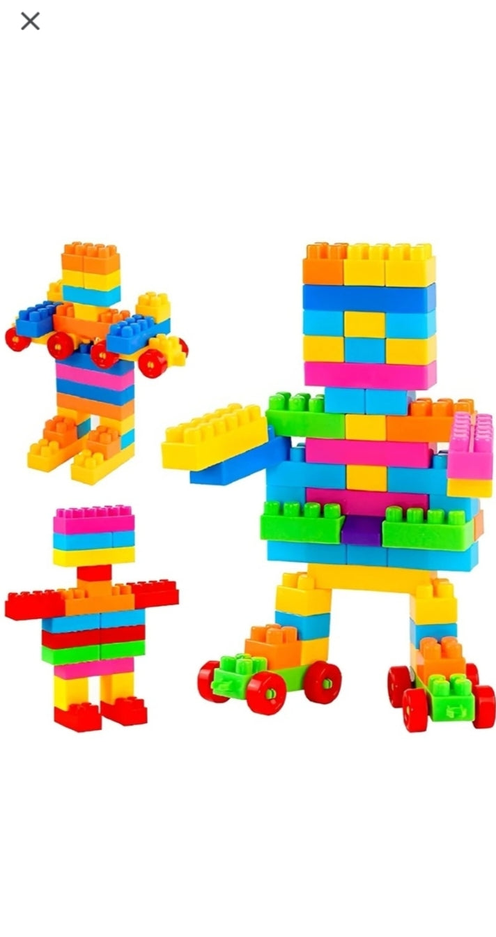 SHARVIL Creative 50+Pcs Building Blocks Puzzle for Kids